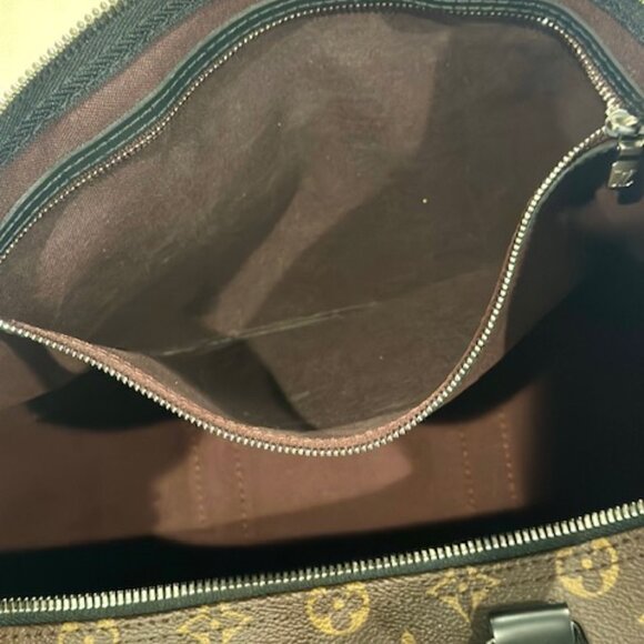 Louis Vuitton Keepall Bandolier Monogram Macassar - Picture 7 of 16